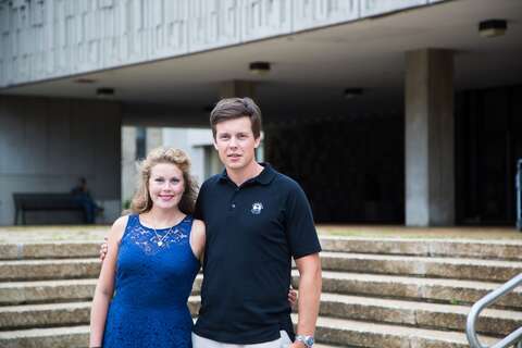 Siblings Shelby and Chris Olesovsky begin their first year of medical school