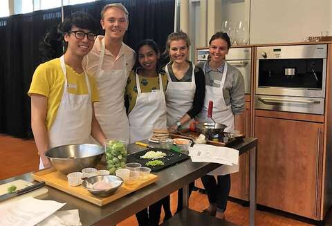 Students at a Cooking Class at Loblaws